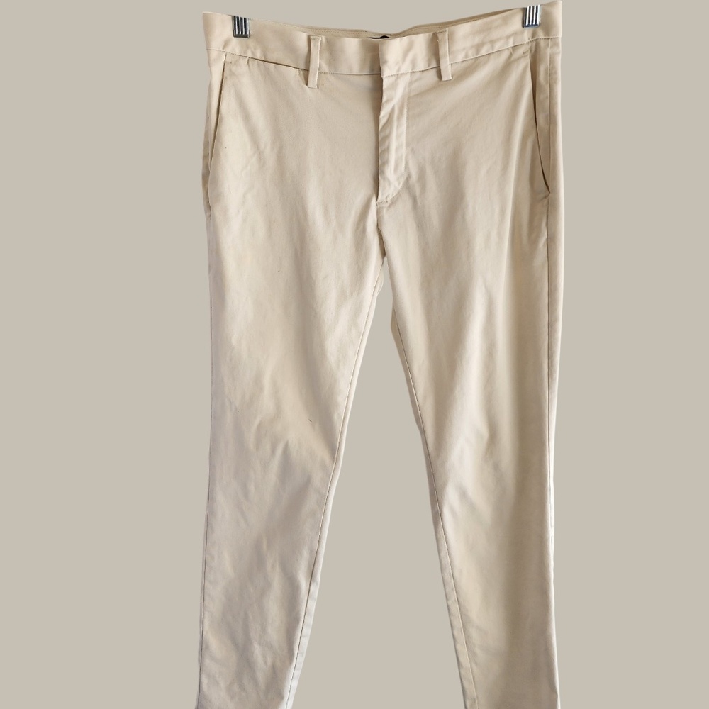 BR - Off White Cotton Pants - 31 /32
